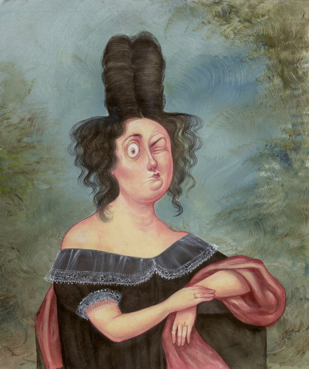 Porträt einer zweifelhaften Frau, 2018 von Anita Kunz