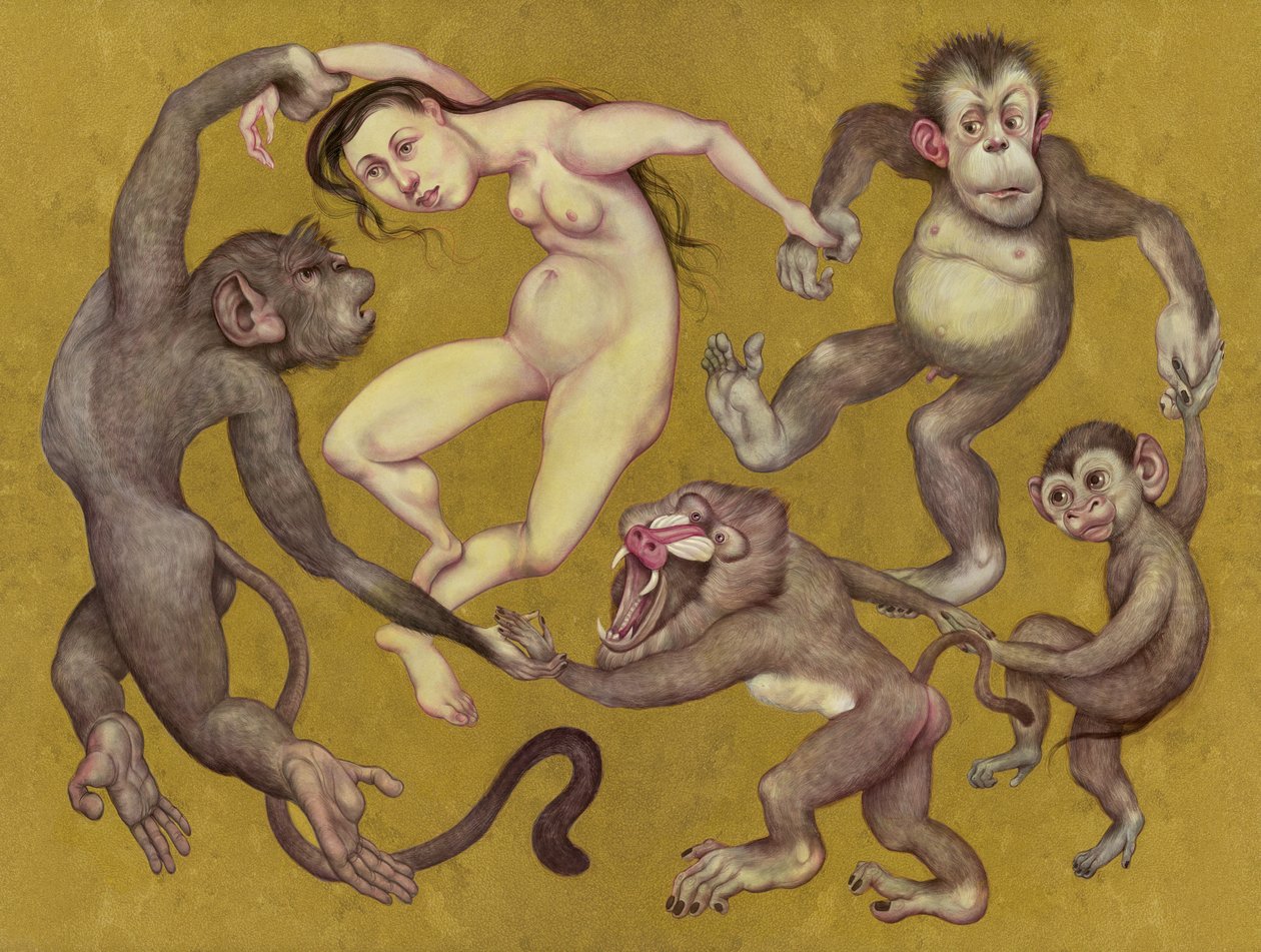 Die Tamarin-Tänzer von Anita Kunz