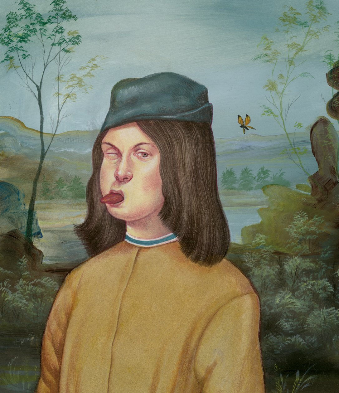 Junger Junge mit Attitüde, 2018 von Anita Kunz