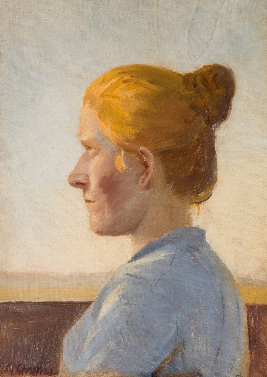 Ein junges Mädchen aus Skagen von Anna Ancher
