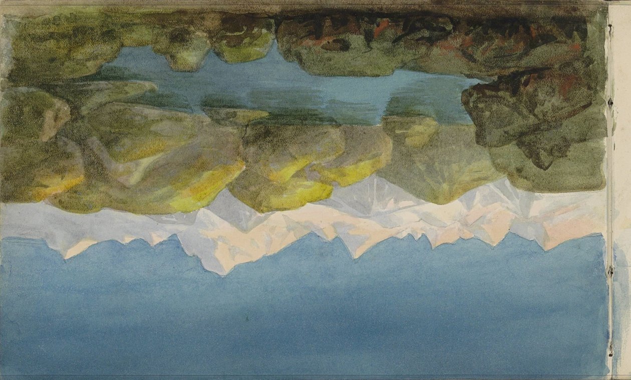 Blick auf die Alpen von Anna Catharina Maria van Eeghen (possibly)