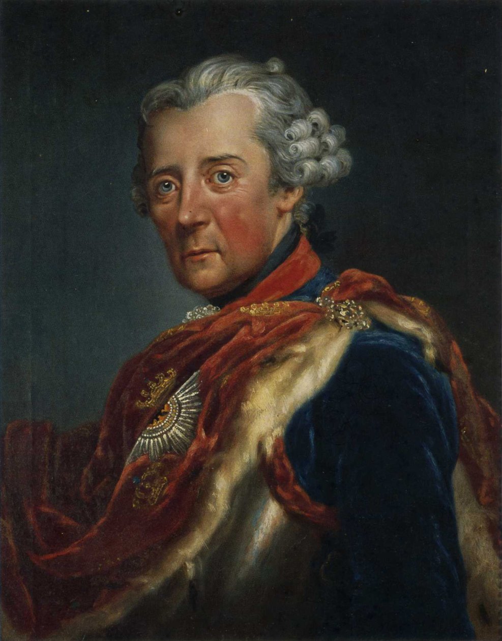 Porträt von Friedrich II. von Preußen von Anna Dorothea Therbusch
