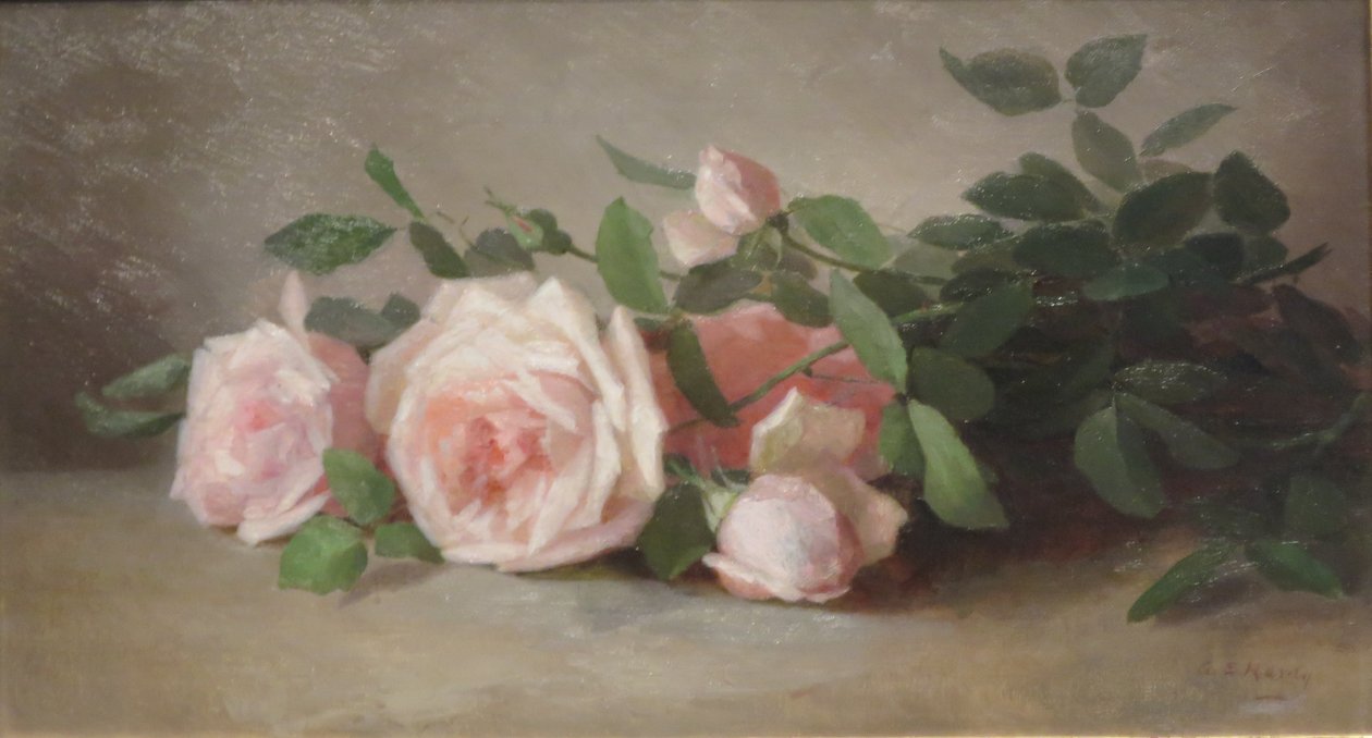 Stillleben mit Rosen von Anna Eliza Hardy