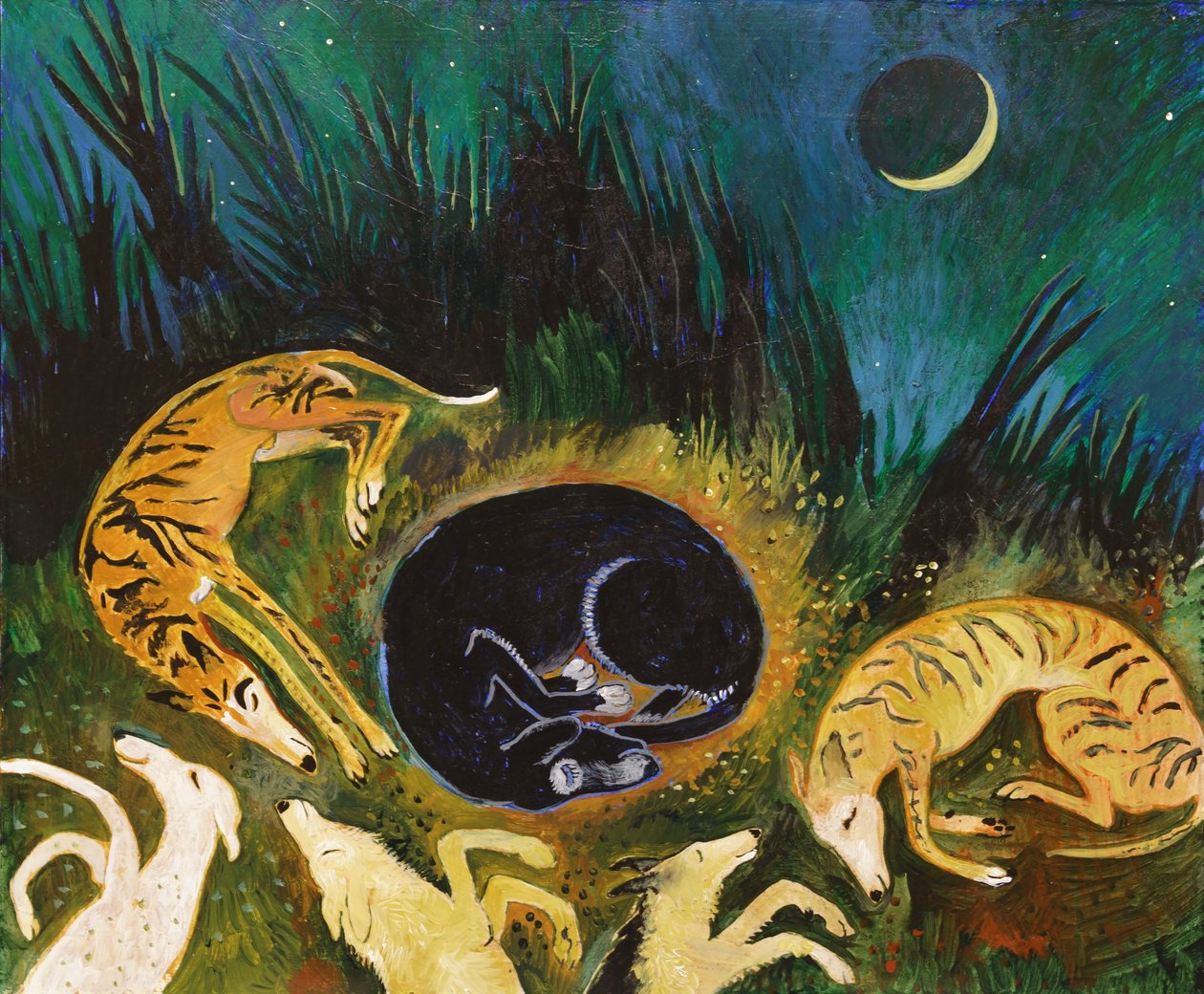 Schlafende Hunde von Anna Pugh