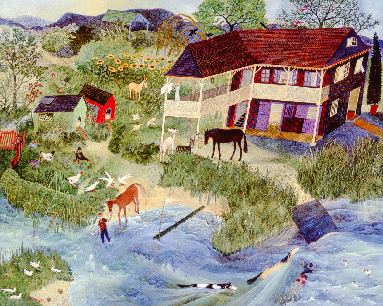 Den Sprung wagen, 2005 von Anna Pugh