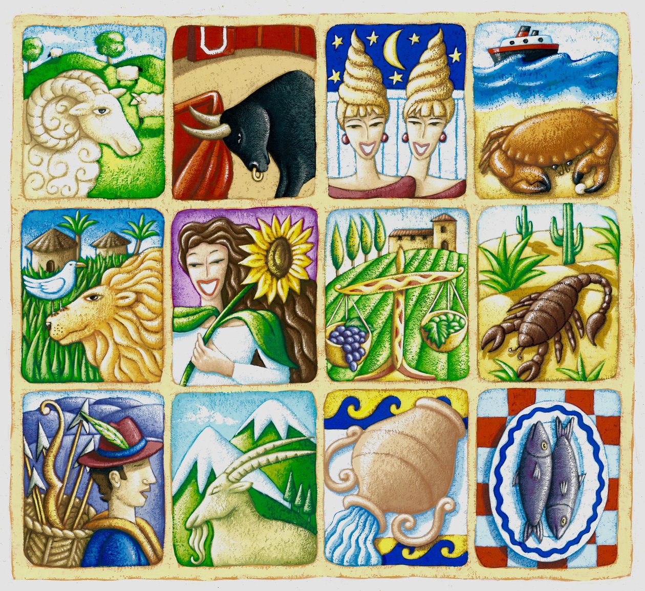 Zodiac, 2016 von Annalisa Morrocco