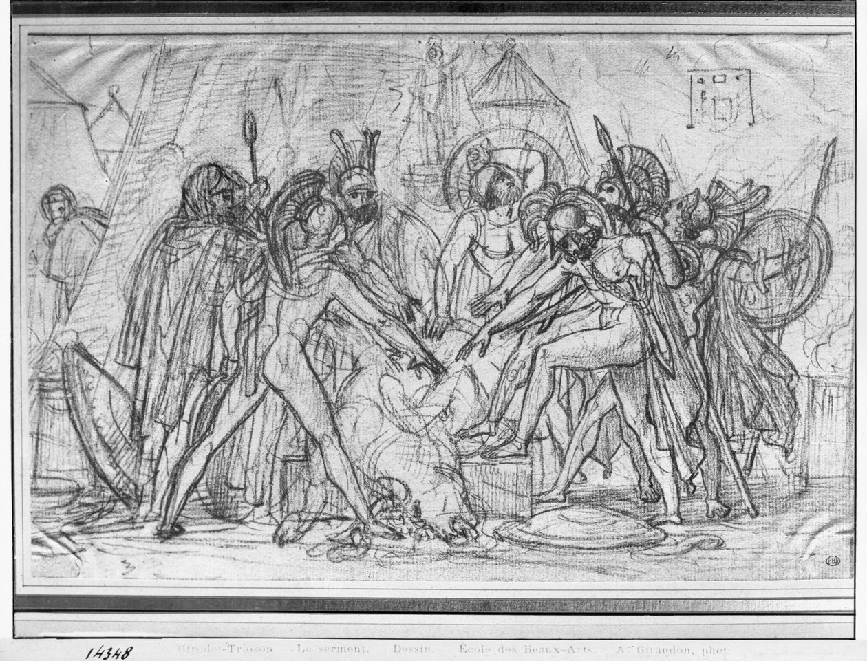 Sieben Häuptlinge schwören einen Eid vor Theben von Anne Louis Girodet de Roucy Trioson