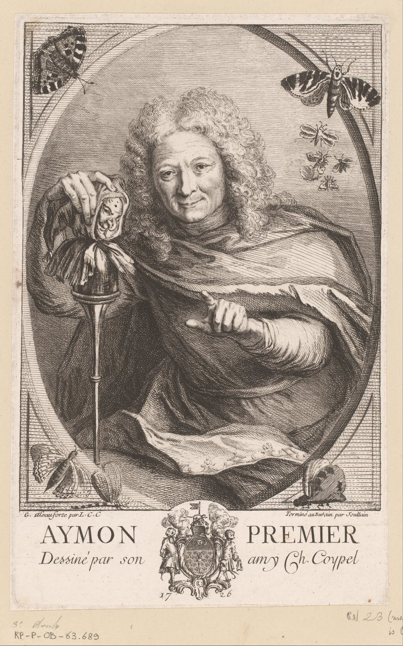 Porträt von Étienne Isidore Théophile Aymon von Anne Claude Philippe Caylus