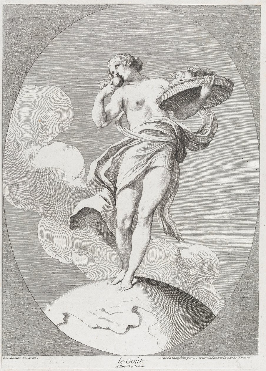 Geschmack, 1730-65. Schöpfer: Caylus, Anne-Claude-Philippe de, Etienne Fessard von Anne Claude Philippe de Caylus, Etienne Fessard