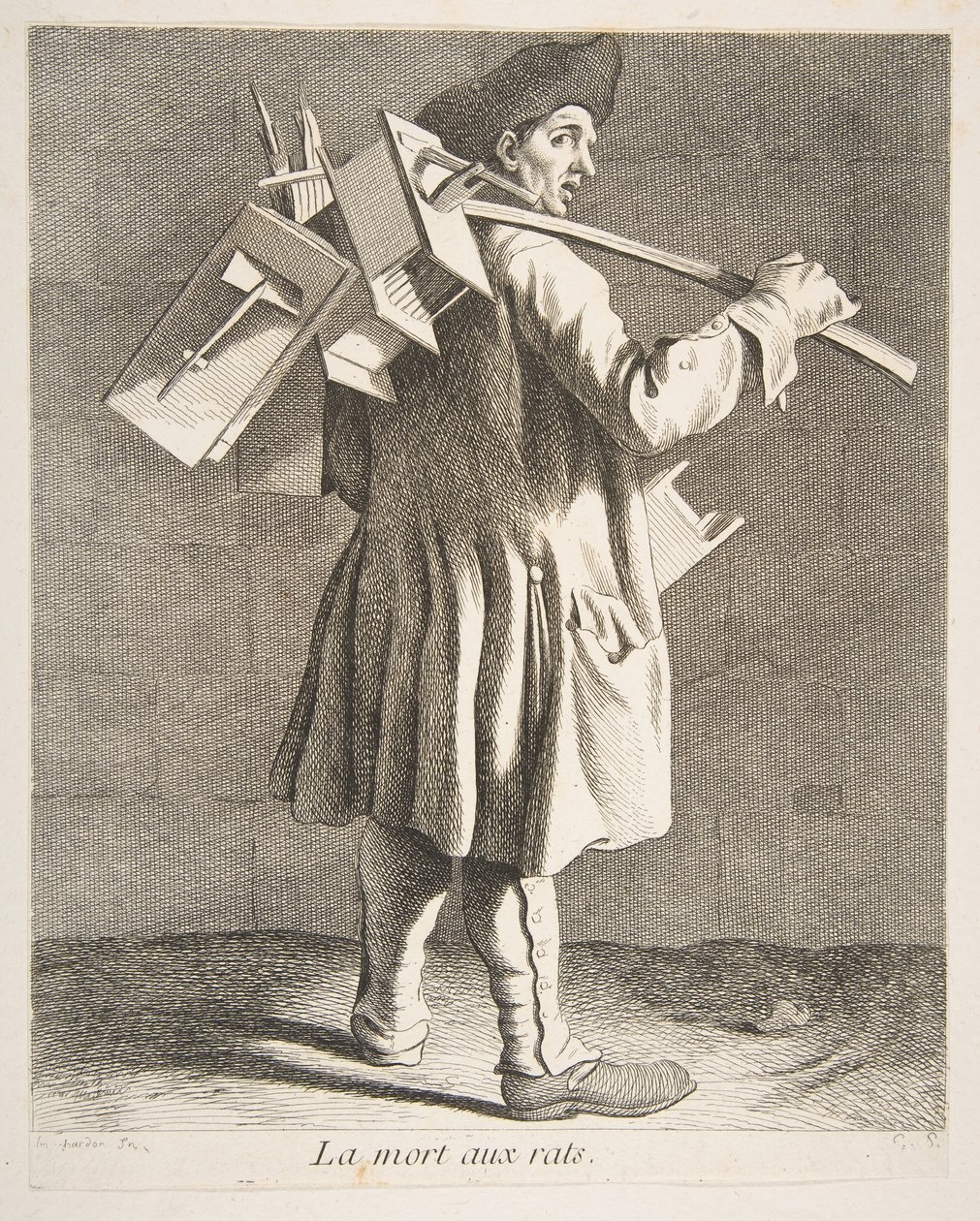 Der Rattenfänger, 1746 von Anne-Claude-Philippe de Caylus