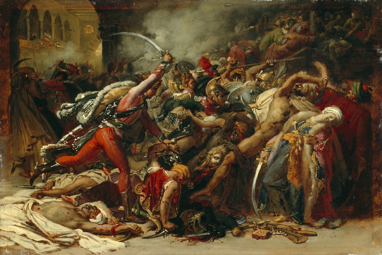 Der Aufstand von Kairo, ca. 1810 von Anne Louis Girodet de Roucy Trioson