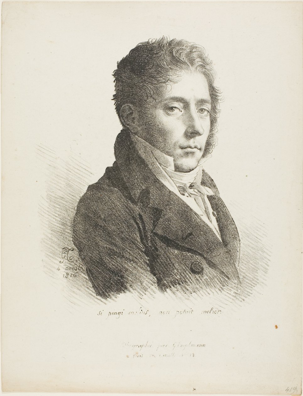 Porträt von Coupin de la Couperie von Anne Louis Girodet de Roussy Trioson