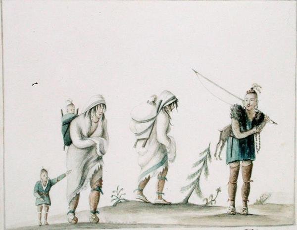 Indische Familie, um 1807 von Anne Marguerite Hyde de Neuville