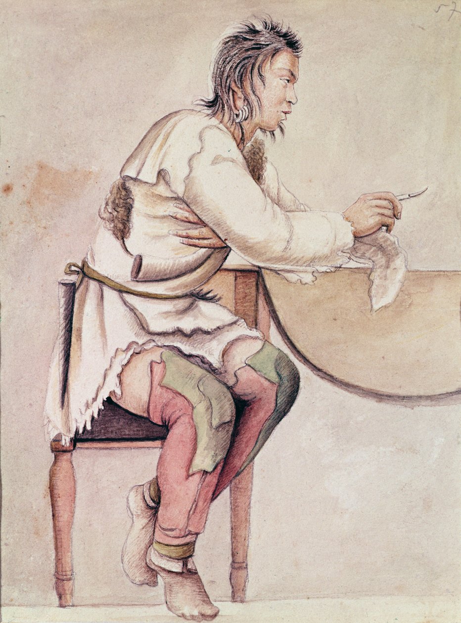 Porträt eines Indianers (Red Jacket) von Anne Marguerite Hyde de Neuville