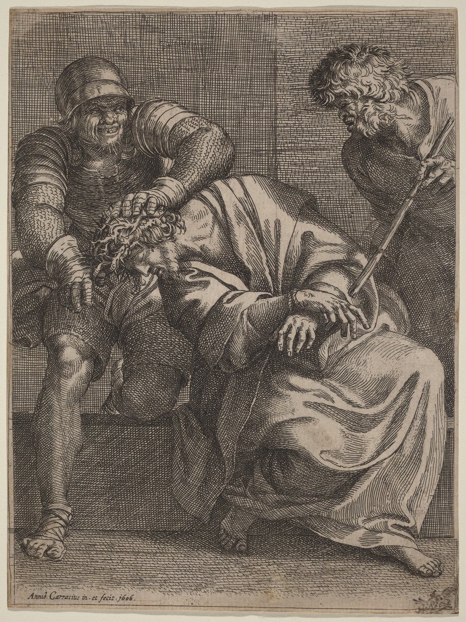 Christus mit Dornen gekrönt von Annibale Carracci