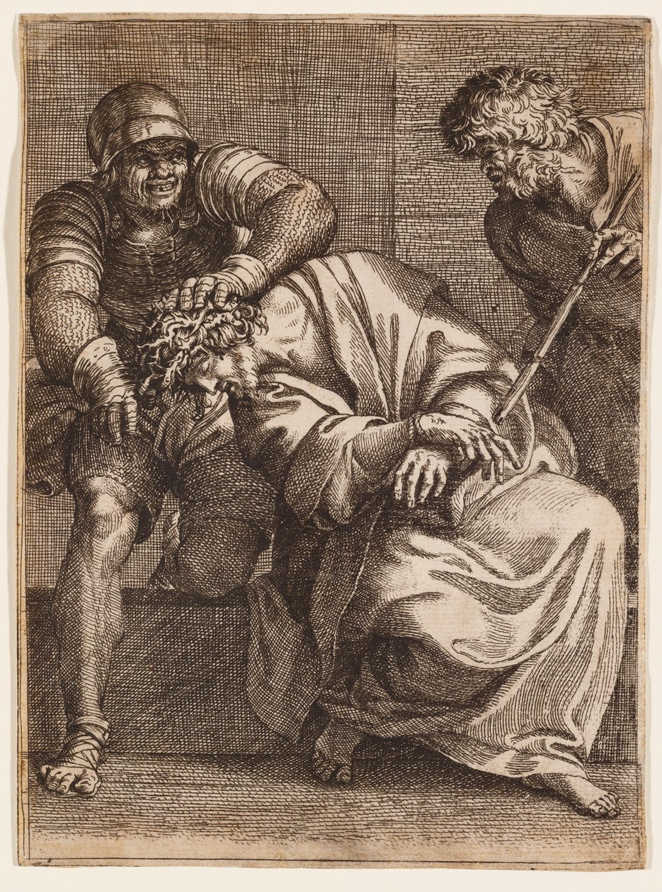 Christus mit Dornen gekrönt von Annibale Carracci