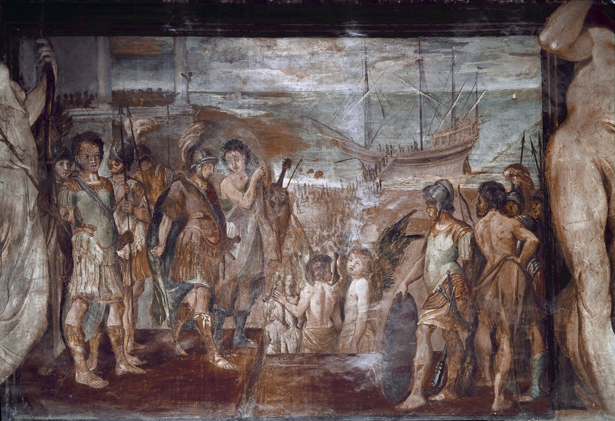 Episoden aus dem Leben von Jason: Das Einsteigen der Argonauten von Annibale Carracci