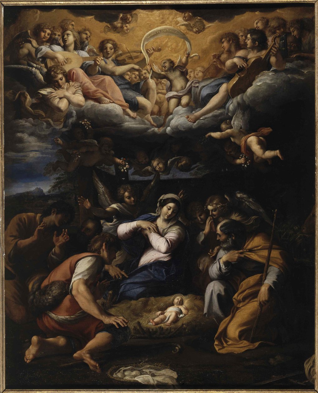 Die Anbetung der Hirten, ca. 1597 von Annibale Carracci