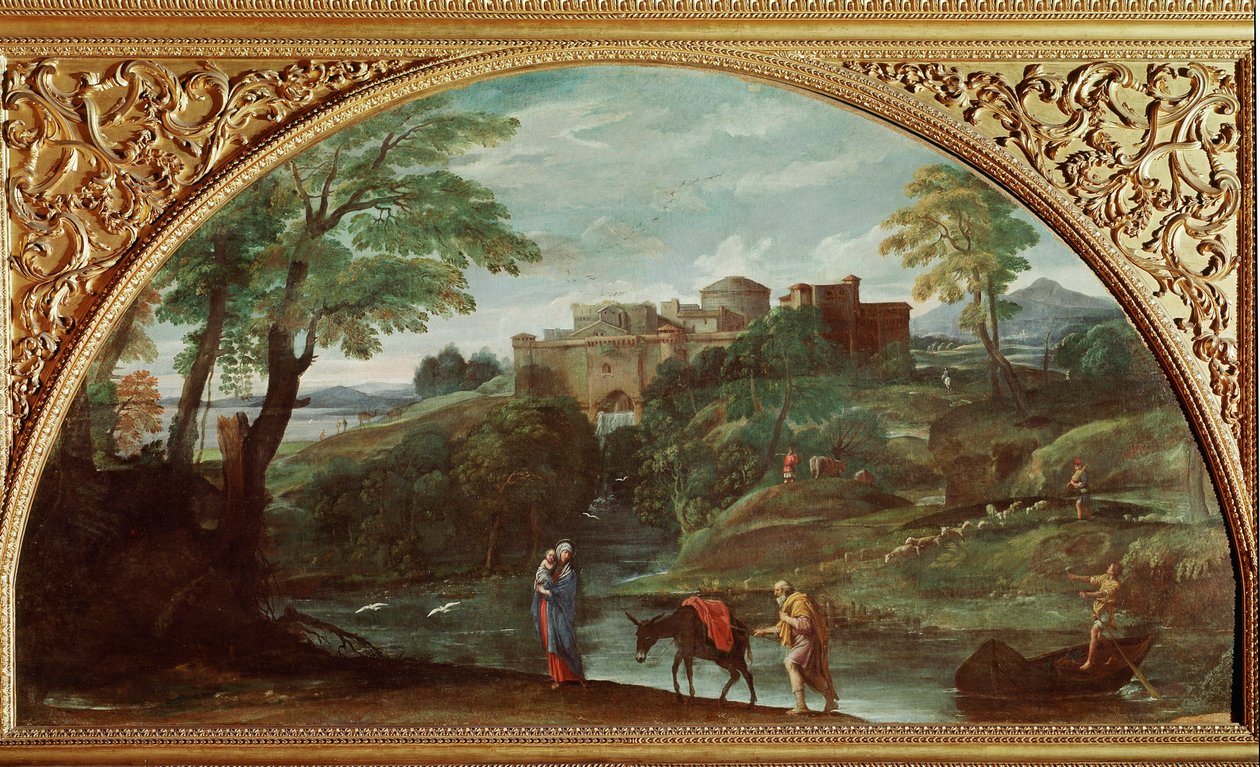 Die Flucht nach Ägypten von Annibale Carracci