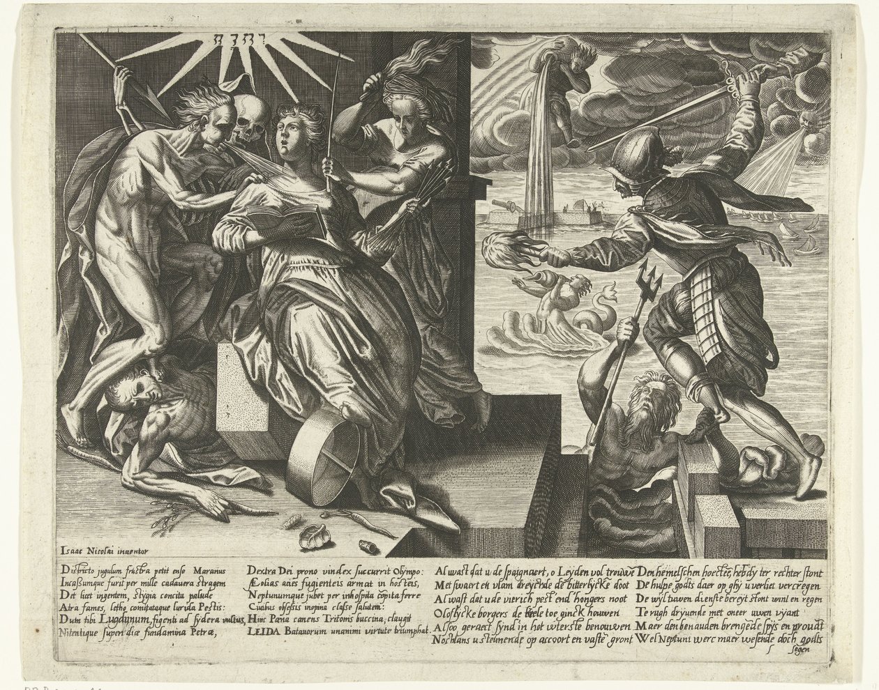 Allegorie auf die Not und die Befreiung von Leiden, 1574 von Anonymous