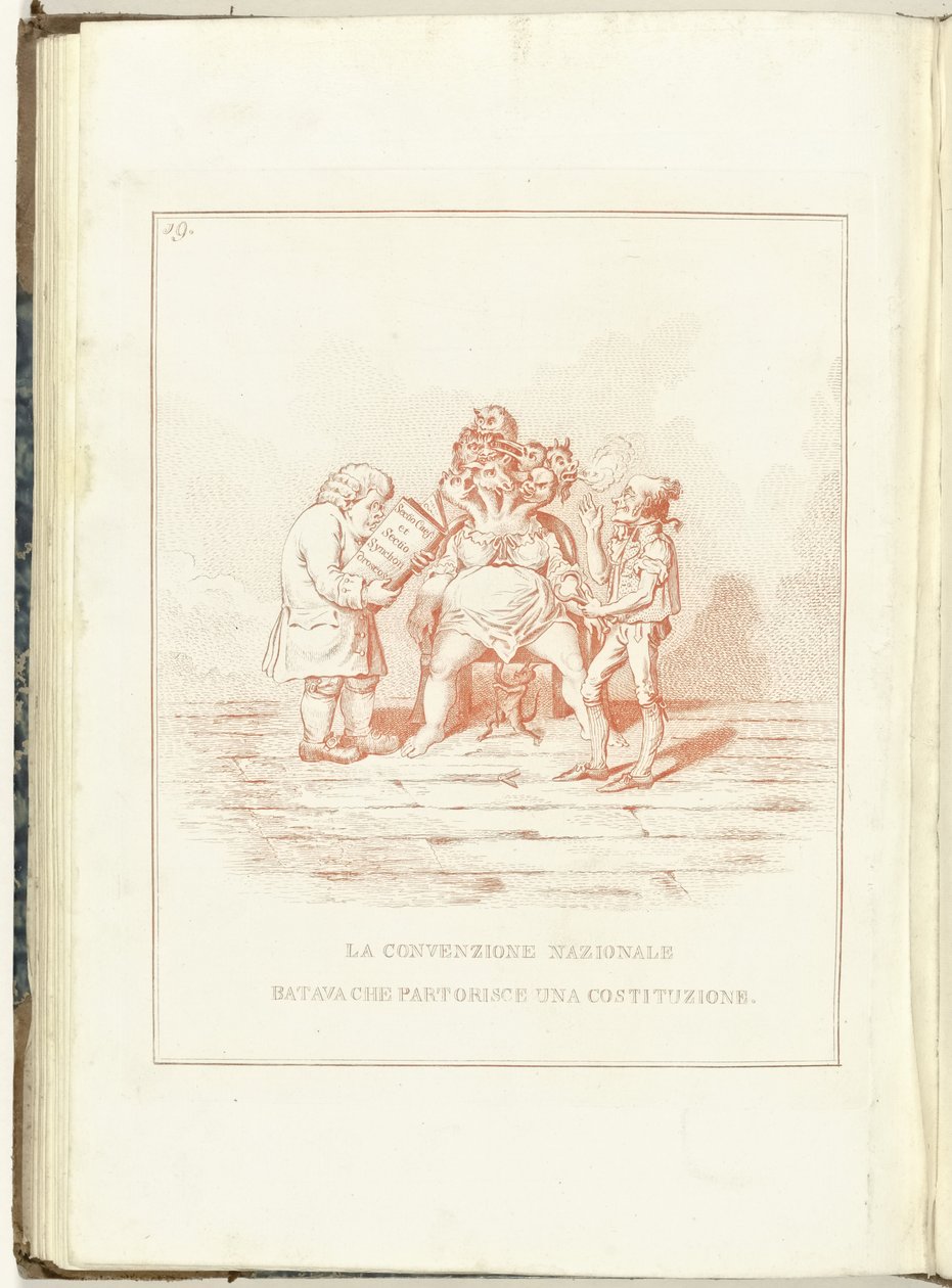 Die Geburt der Nationalen Konvention, 1795 von Anonymous