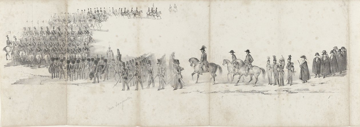 Beerdigung des verstorbenen Königs Wilhelm II. in Delft am 4. April 1849 von Anonymous