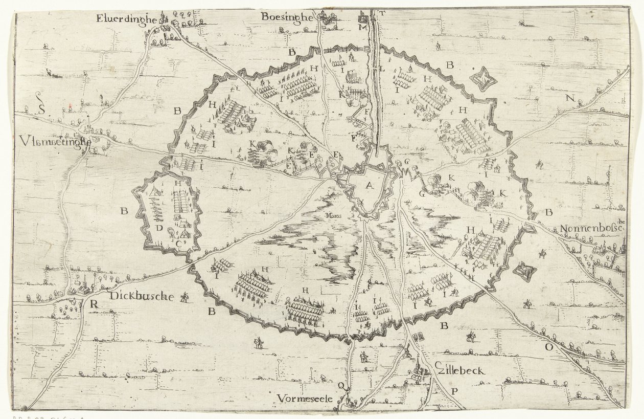 Belagerung von Ypern, 1649 von Anonymous