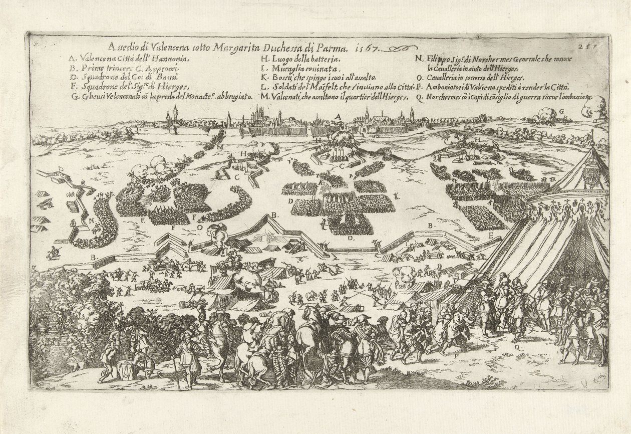 Belagerung von Valenciennes, 1567 von Anonymous