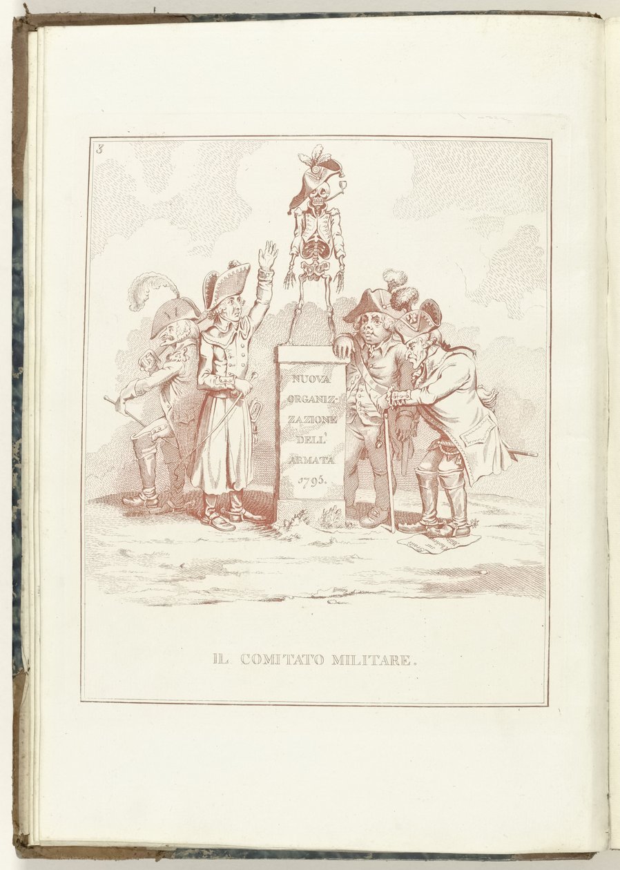 Komitee für Militärangelegenheiten, 1795 (Hollandia Regenerata) von Anonymous