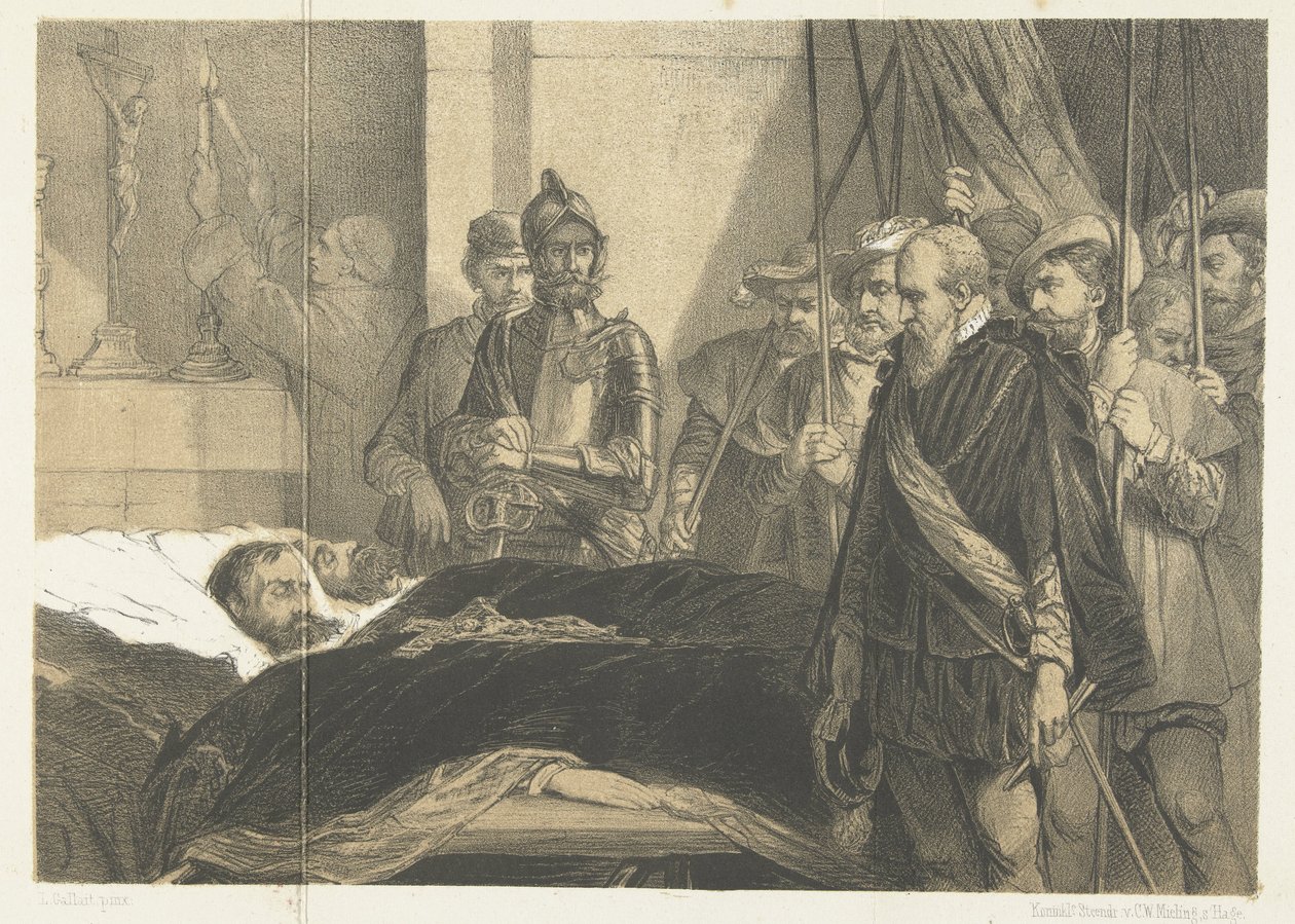 Die letzte Ehre den Leichen von Egmond und Horne, 1568 von Anonymous