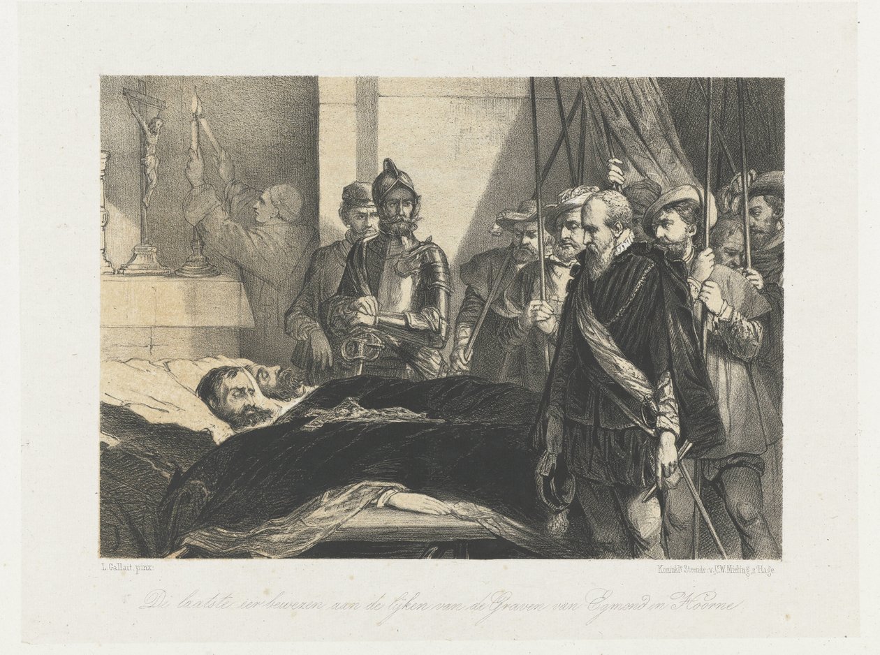 Die letzte Ehre erwiesen den Leichen von Egmond und Horne, 1568 von Anonymous