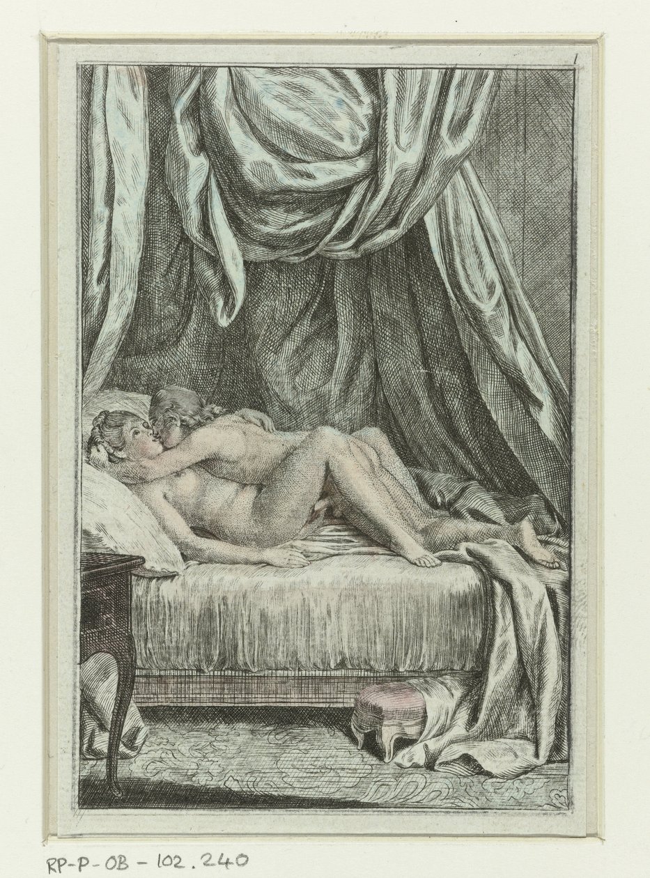 Erotische Serie mit Paaren im Bett (Erotische Szenen) von Anonymous