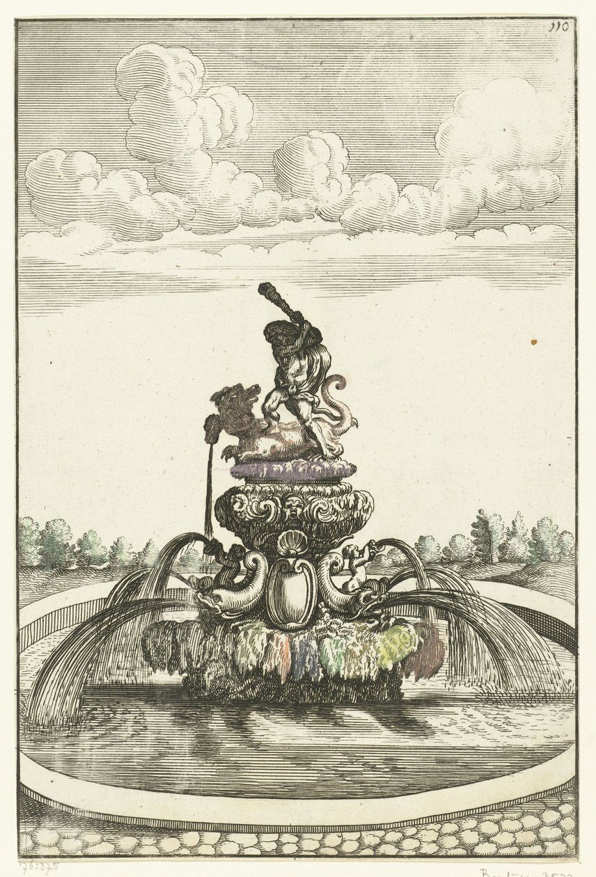 Brunnen mit Herkules und Ladon von Anonymous