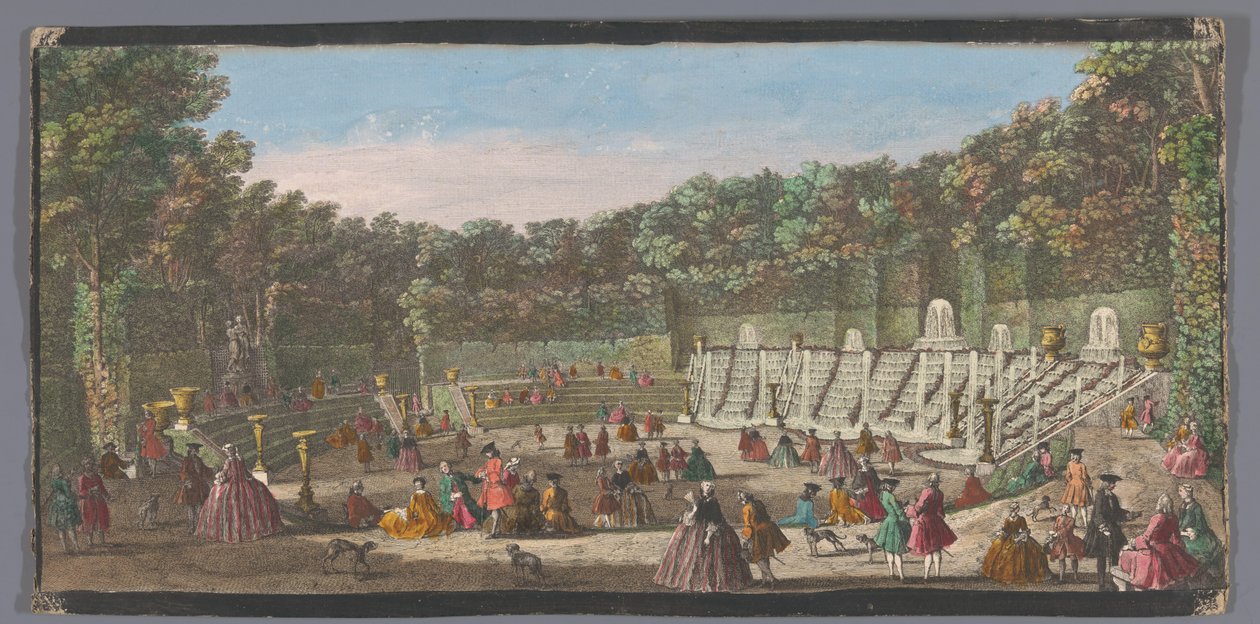 Ansicht der Salle de Bal im Garten von Versailles von Anonymous