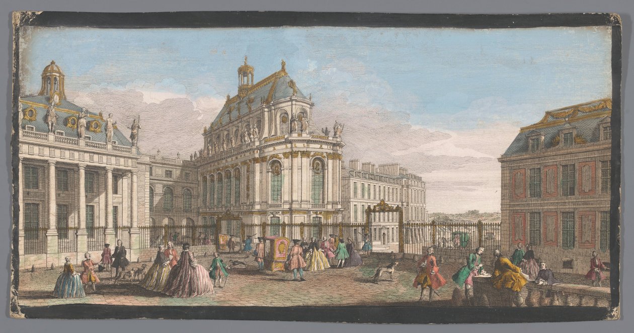 Ansicht der Kapelle des Schlosses von Versailles von Anonymous