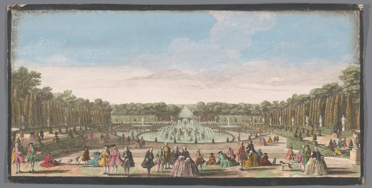 Ansicht des Bassin de Latone im Garten von Versailles von Anonymous