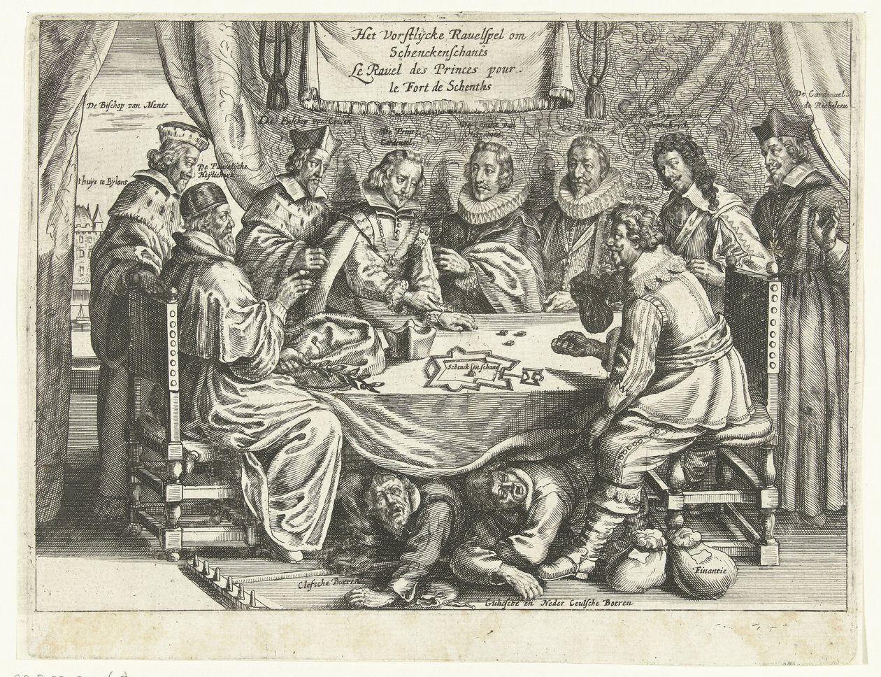 Das Spiel um Schenckenschans, 1635-1636 von Anonymous
