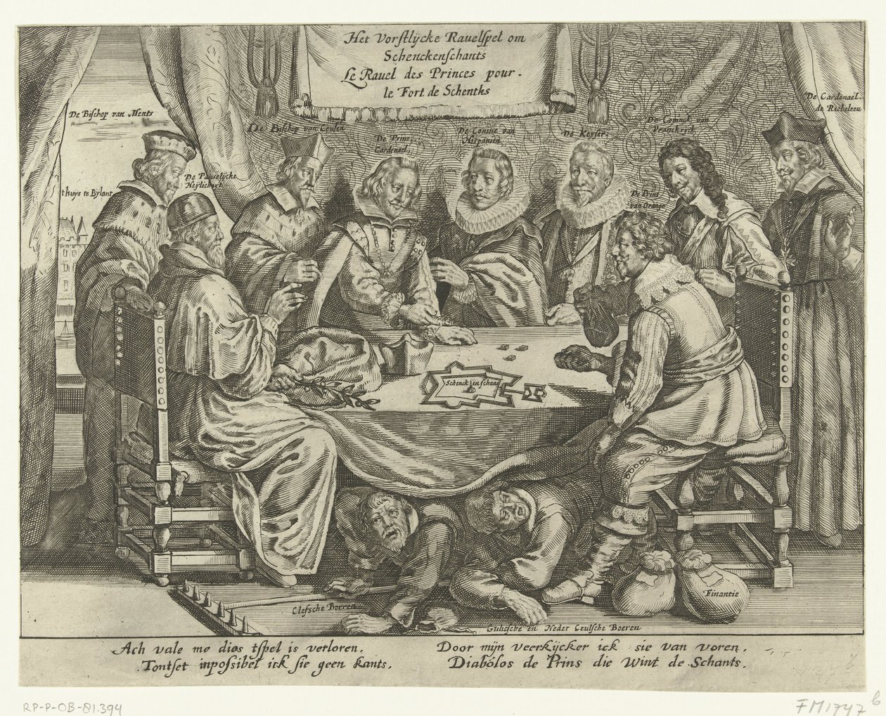 Das Spiel um Schenckenschans, 1635-1636 von Anonymous