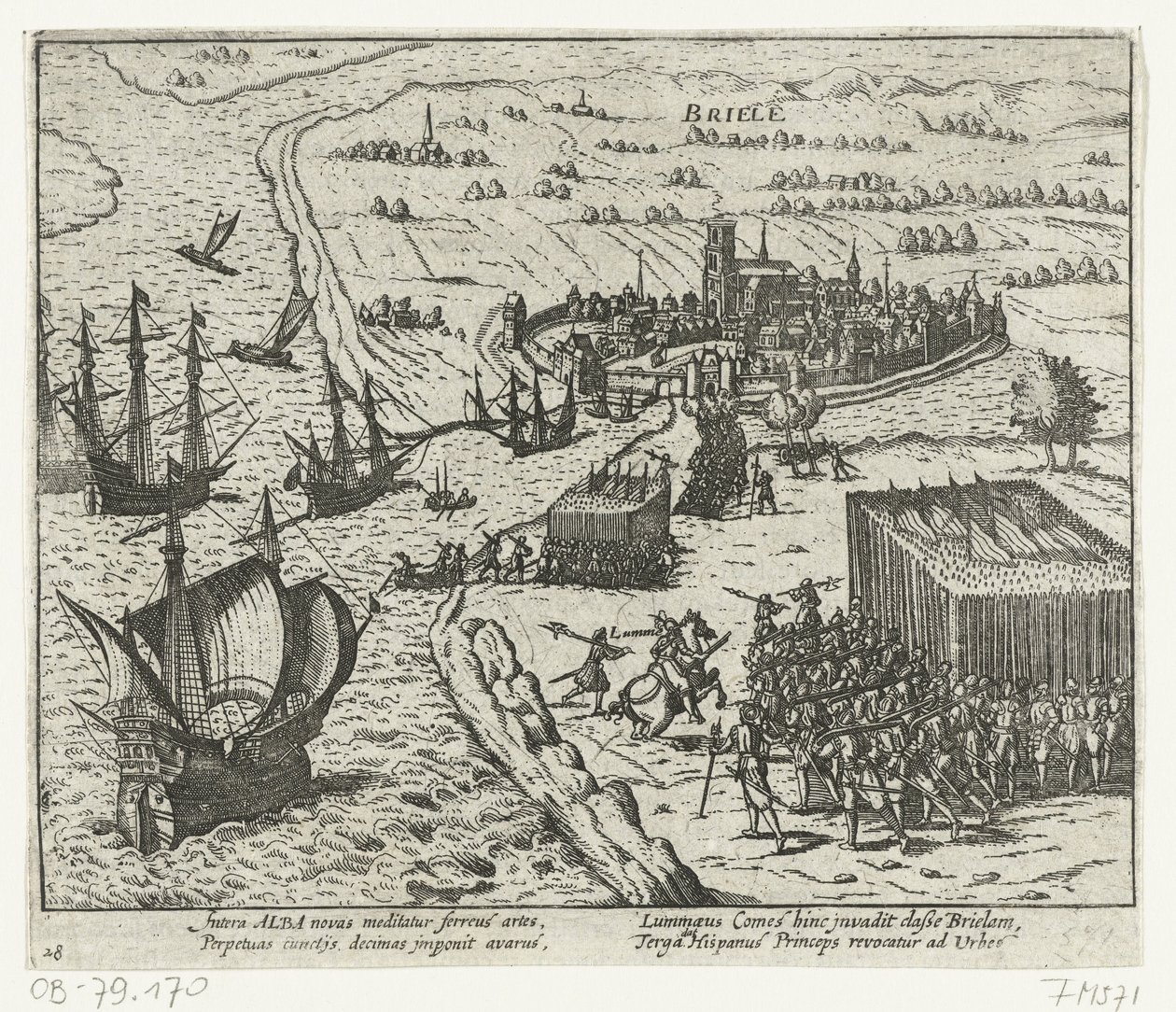 Einnahme von Den Briel durch die Wassergeusen, 1572 von Anonymous
