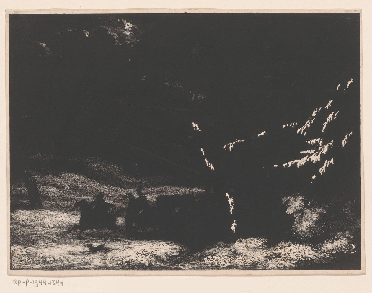 Landschaft mit Reitern von Anonymous