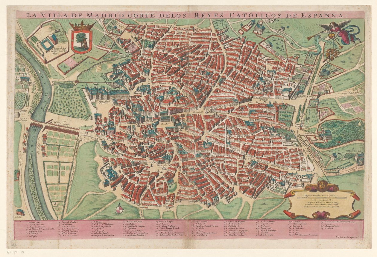 Stadtplan von Madrid von Anonymous