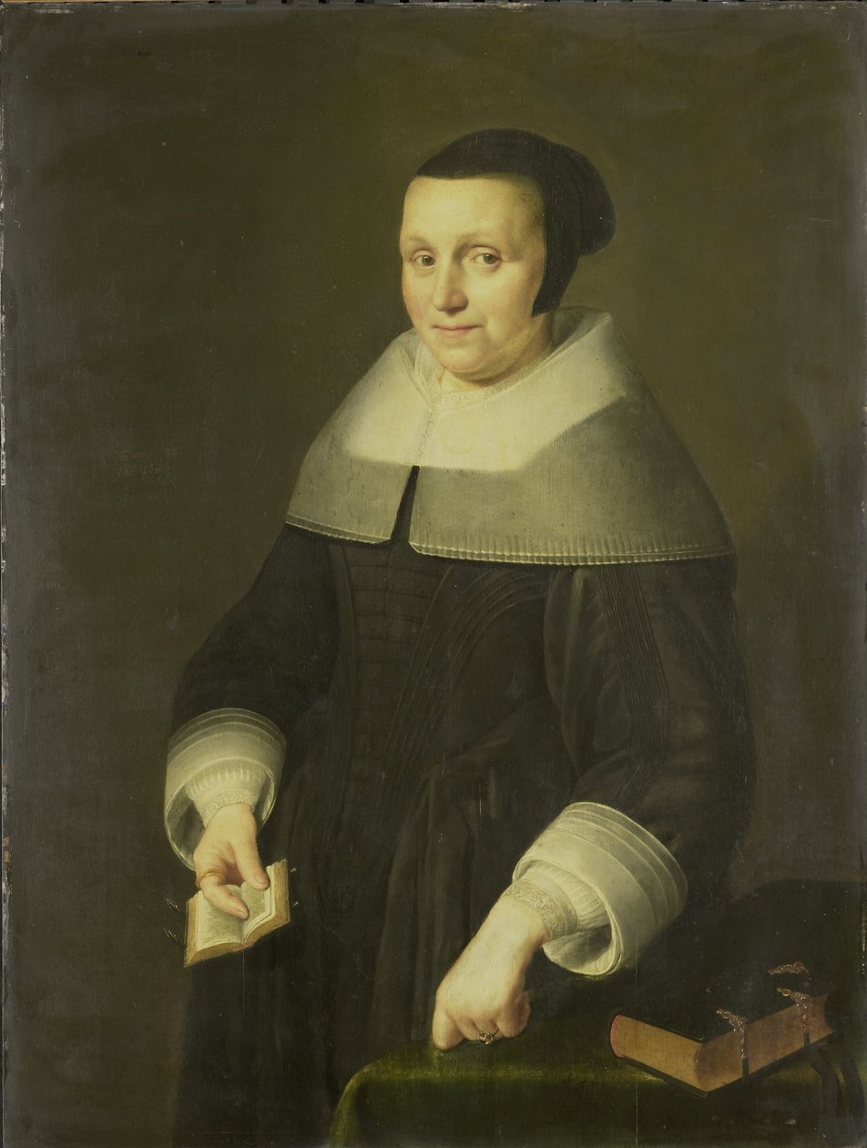 Porträt einer Frau, möglicherweise Elsje van Houweningen, Ehefrau von Willem van de Velden von Anonymous