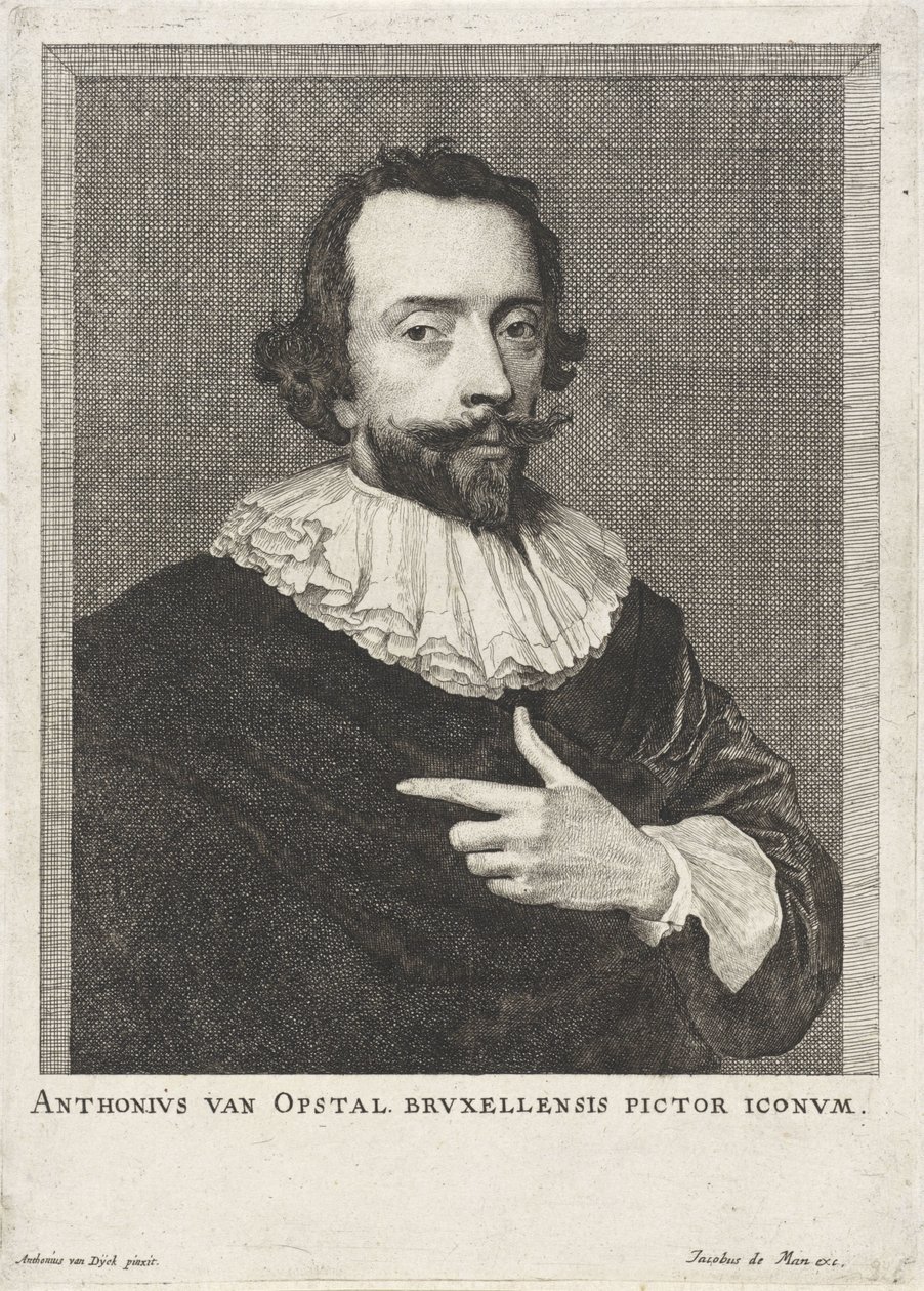 Porträt von Anton van Opstal von Anonymous