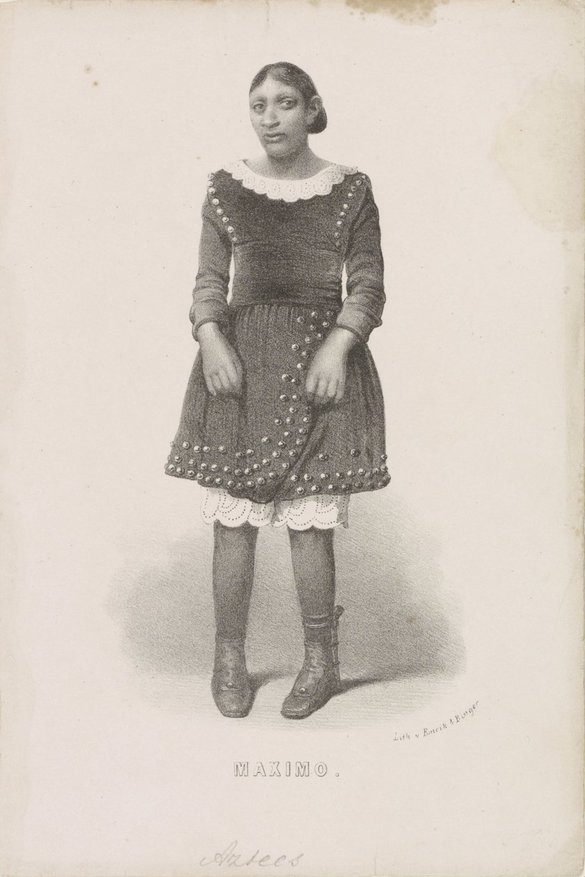 Porträt von Máximo, 1857 von Anonymous