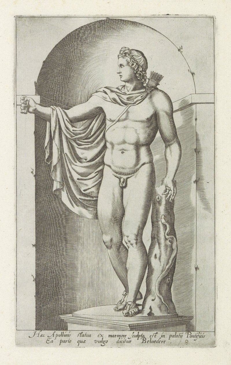 Skulptur von Apollo von Anonymous
