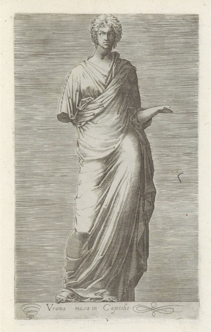 Skulptur von Urania, Muse der Astronomie (Serie) von Anonymous