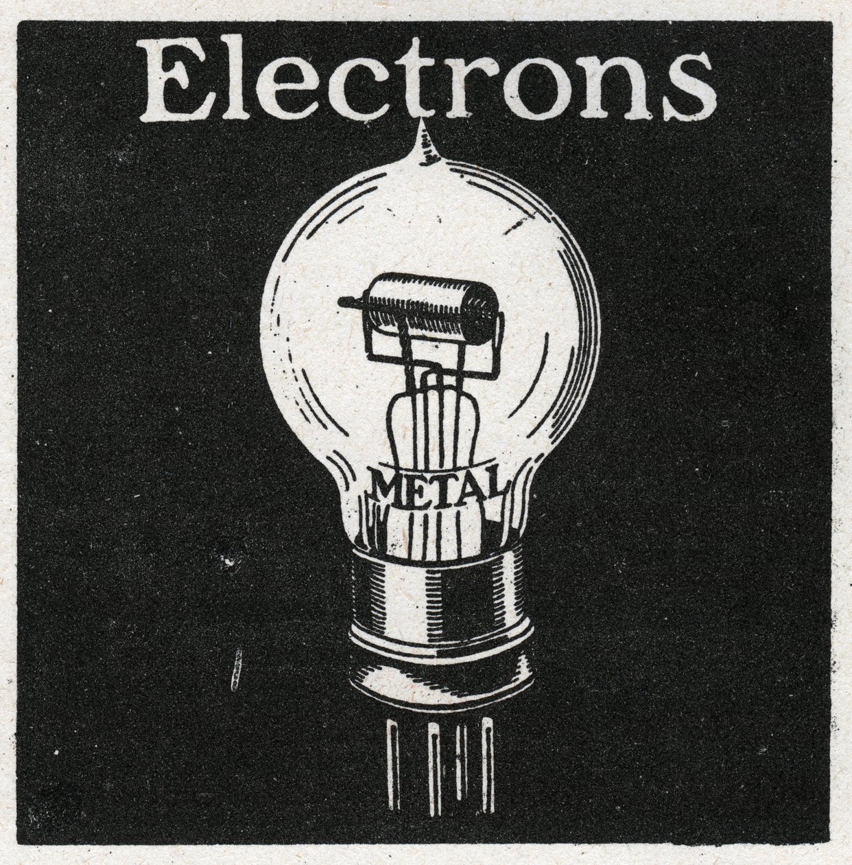 Elektrische Phänomene: Elektronen. Anonyme Illustration von 1925. Private Sammlung. von Anonymous Anonymous