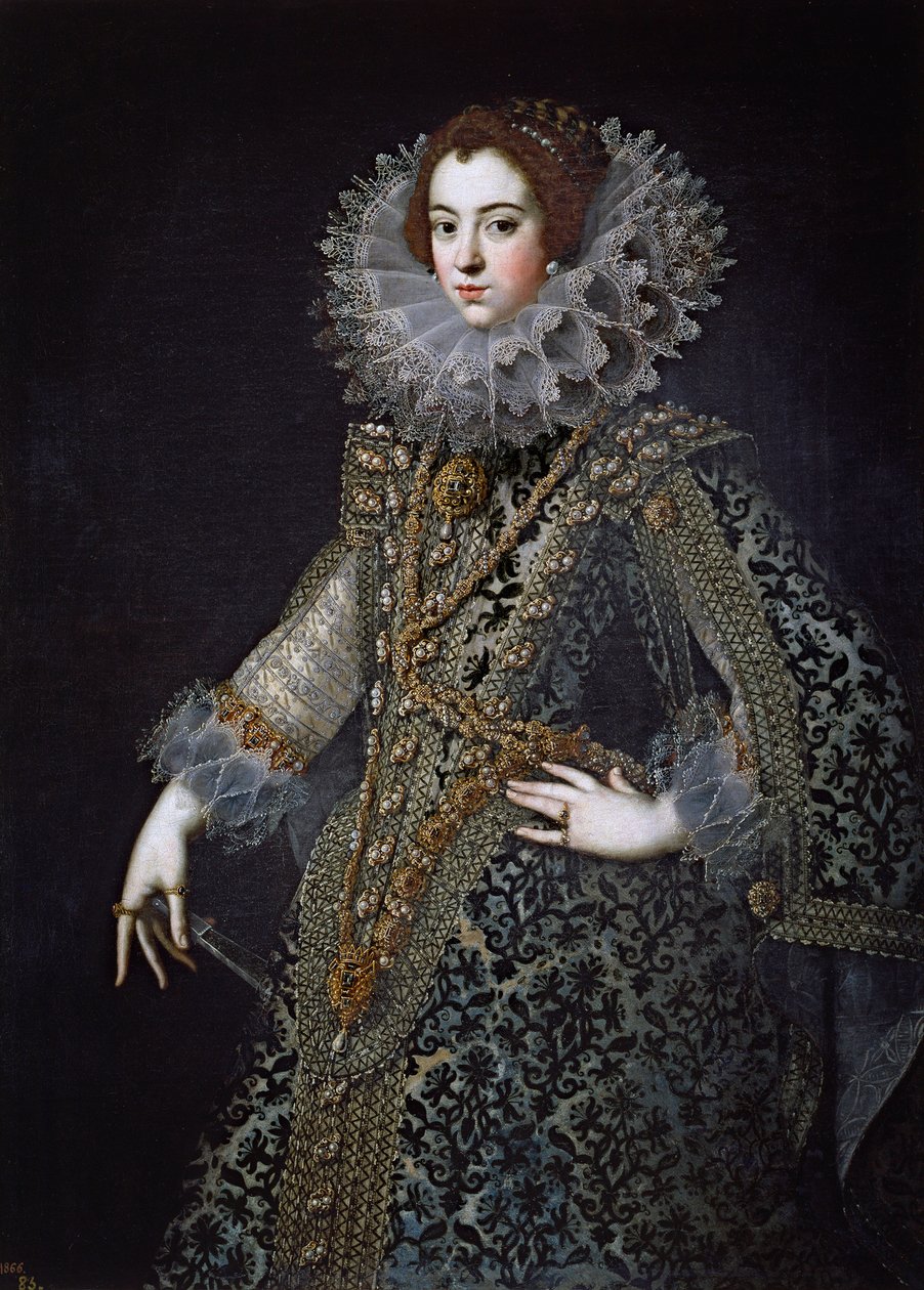 Porträt von Elisabeth von Frankreich, Königin von Spanien von Anonymous Anonymous