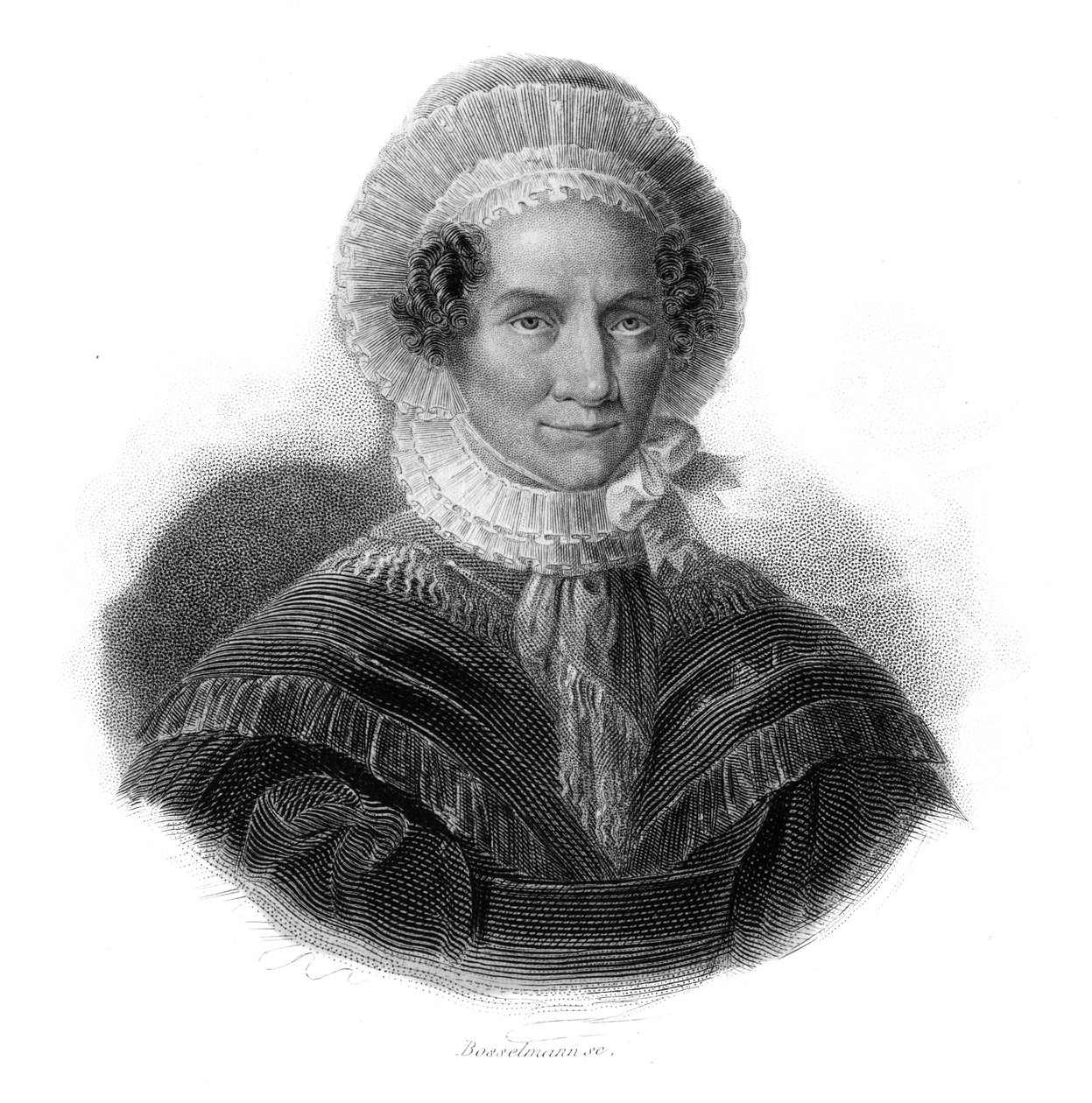 Porträt der Gräfin Giuseppa Bellini Tornielli (geb. 1776) in „Portraits et histoire des hommes utile: hommes et femmes de tous pays et de tous conditions, qui acquis des droits à la reconnaissance des hommes“ veröffentlicht und verbreitet von der Societe M von Anonymous Anonymous