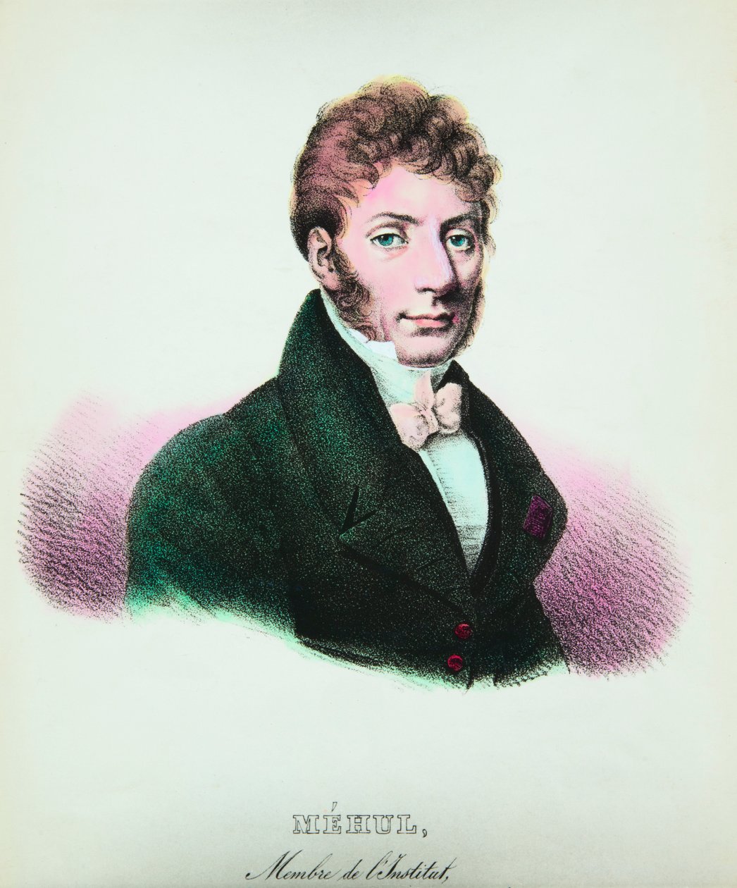 Porträt von Etienne Nicolas Mehul (1763-1817), Komponist von Anonymous Anonymous